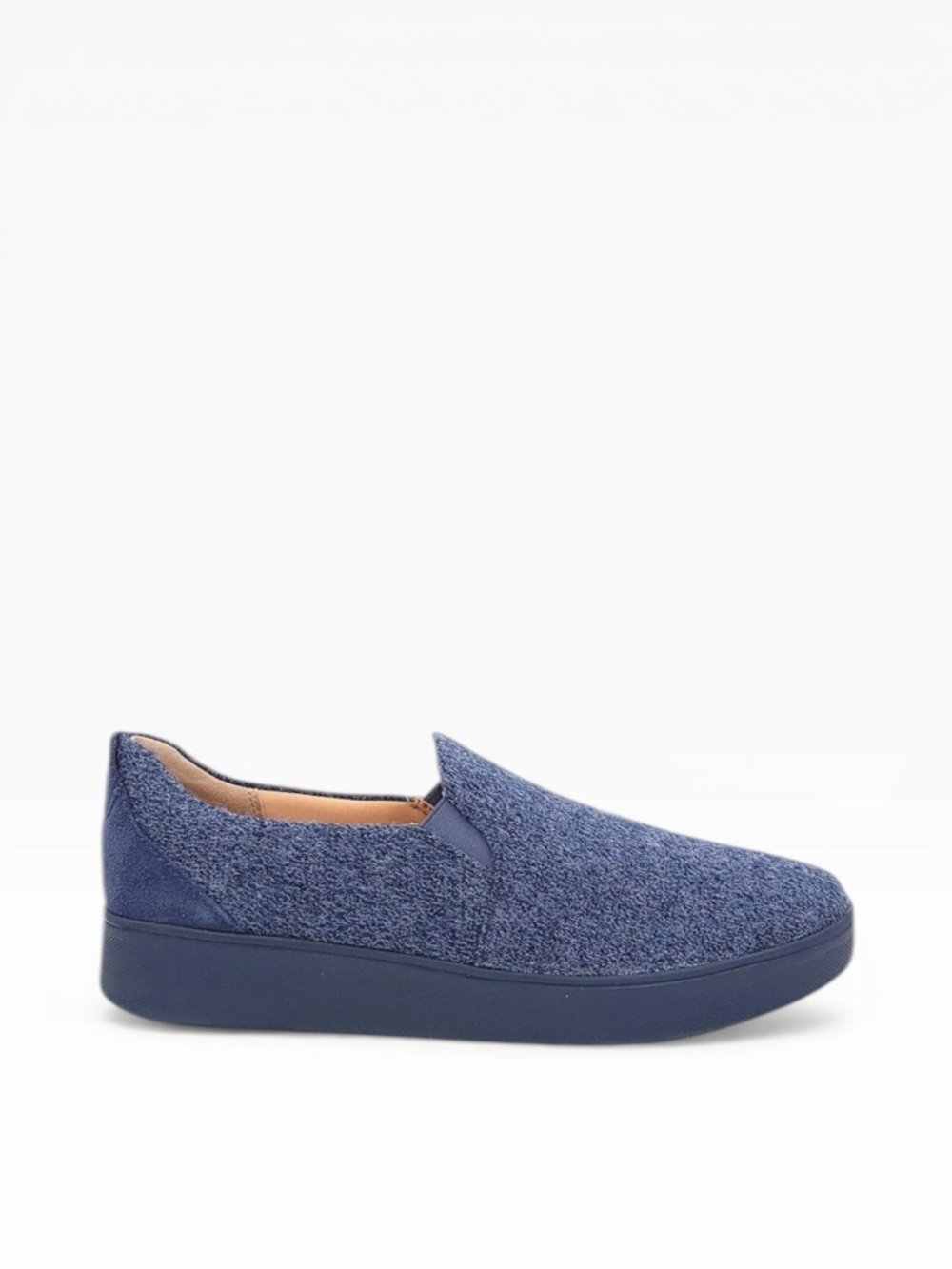 FitFlop Merino Wool Slip On Sneakers Rally Navy Blue Women’s Size 6